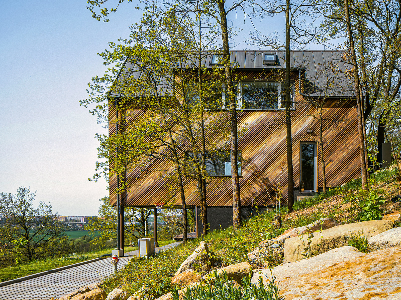 Viničné terasy v Plzni