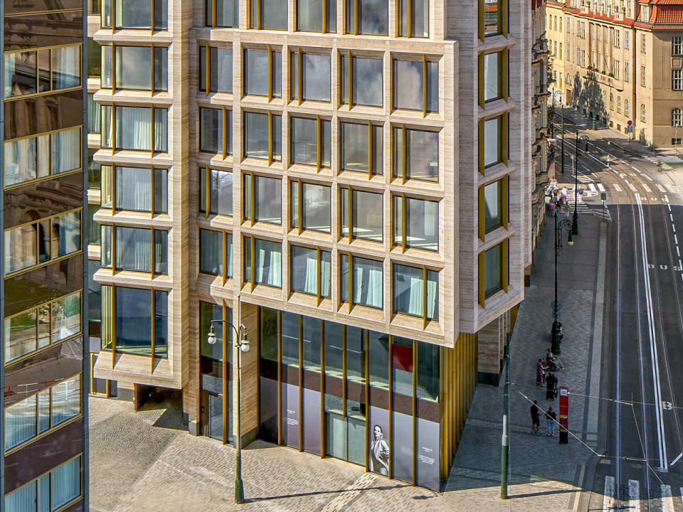 Rekonstrukce budovy Pařížská 25 v Praze