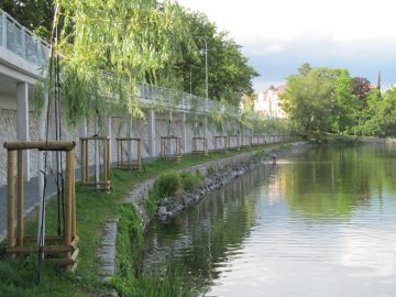 Rekonstrukce lávky na návodní straně hráze Jordánu
