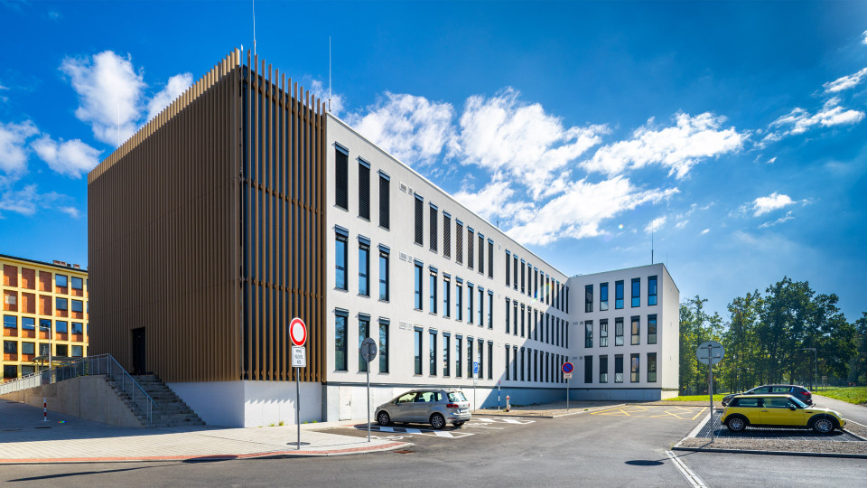 Modulární přístavba pavilonu psychiatrie Nemocnice Ostrov