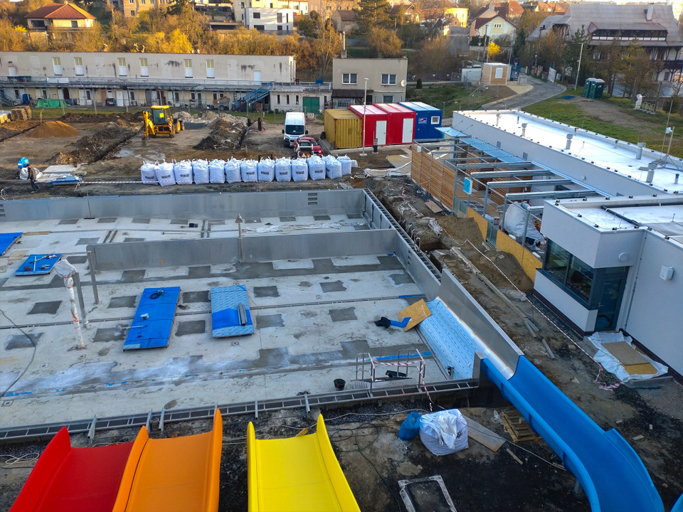 Modernizace letní plovárny ve Slaném