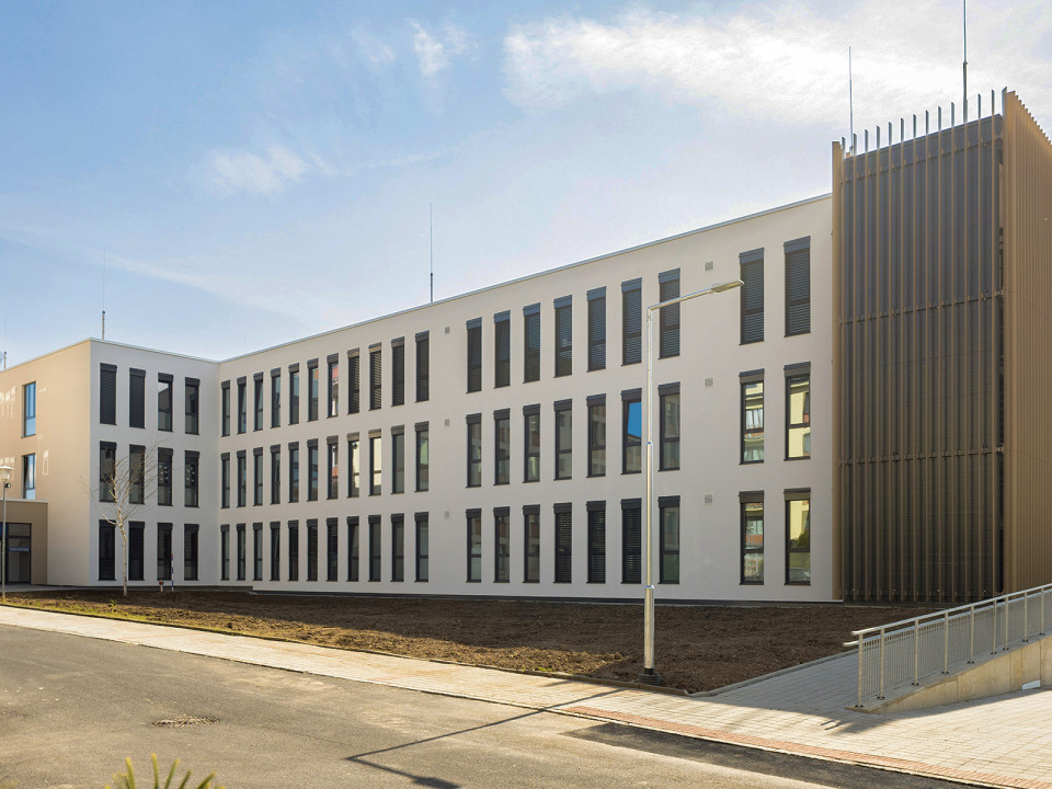 Modulární přístavba pavilonu psychiatrie Nemocnice Ostrov