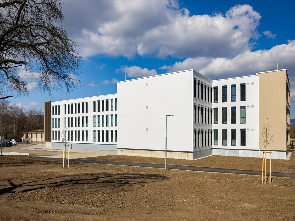 Modulární přístavba pavilonu psychiatrie Nemocnice Ostrov