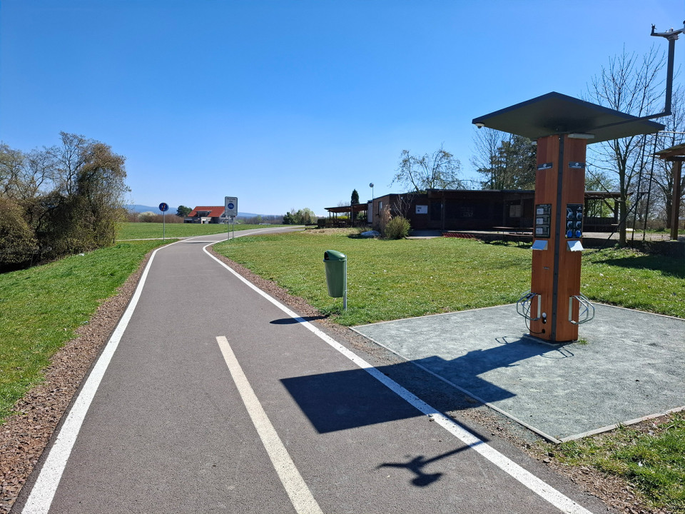 Cyklo okruh Rozkoš – úsek II kolem vodní nádrže Rozkoš