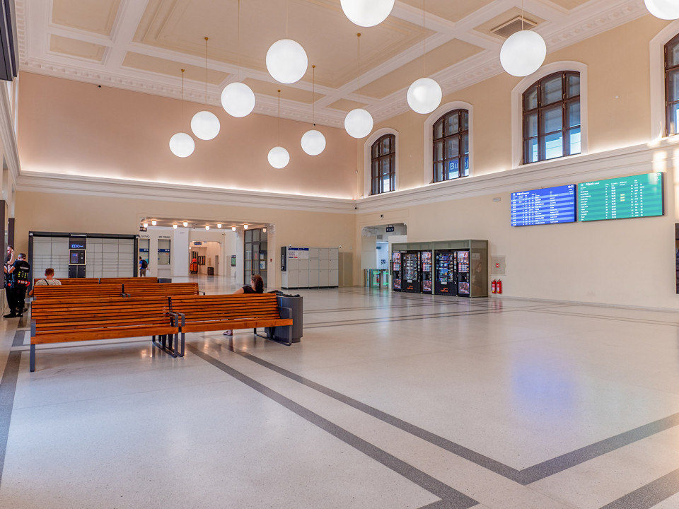 Rekonstrukce výpravní budovy hlavního nádraží České Budějovice