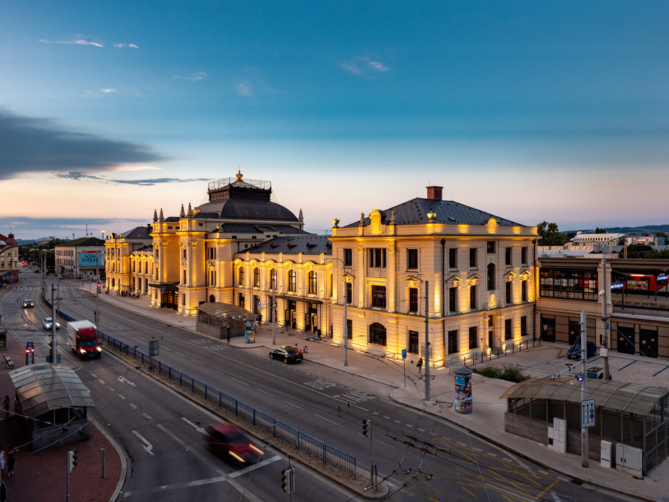 Rekonstrukce výpravní budovy hlavního nádraží České Budějovice