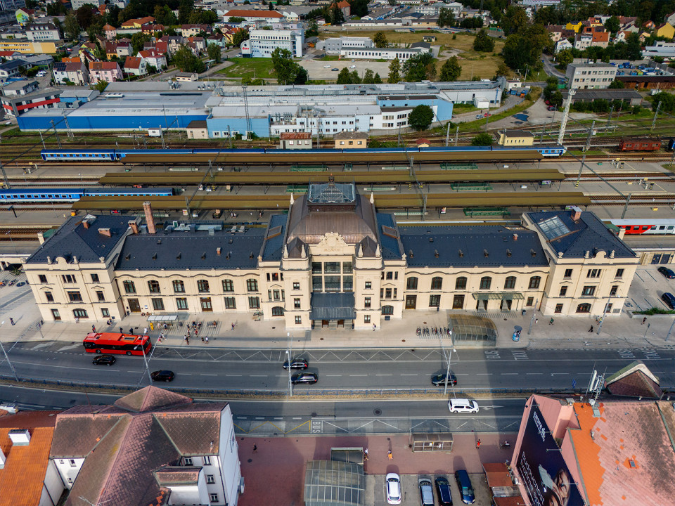 Rekonstrukce výpravní budovy hlavního nádraží České Budějovice