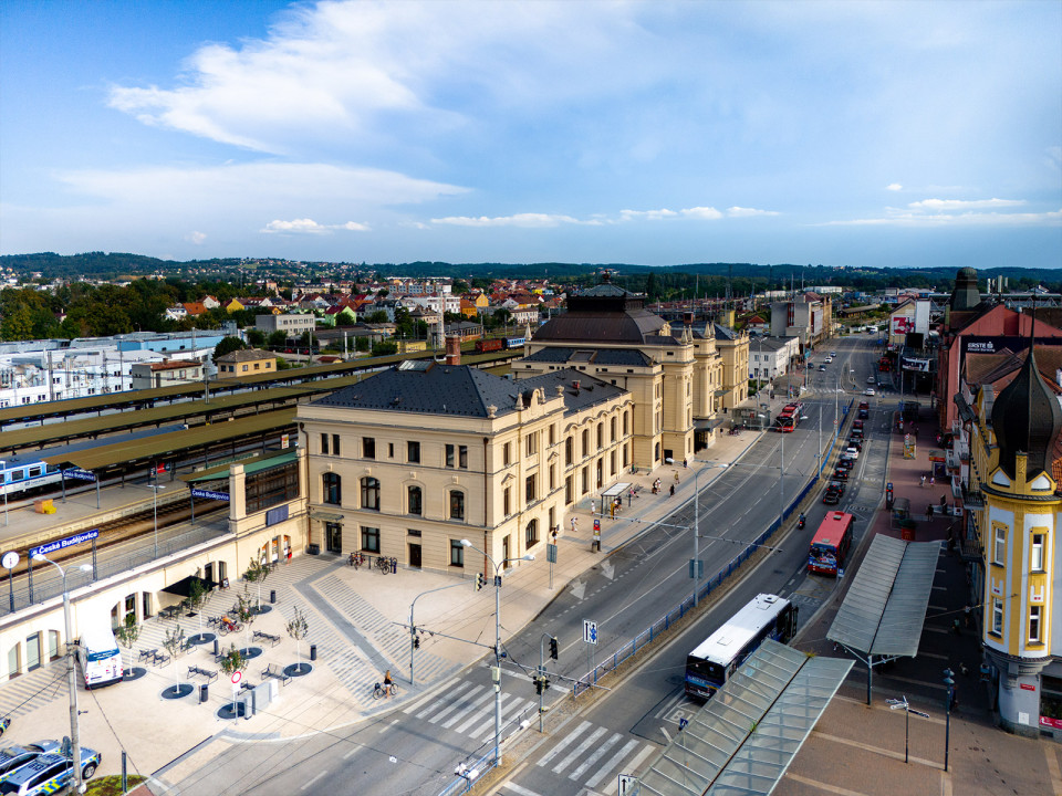 Rekonstrukce výpravní budovy hlavního nádraží České Budějovice