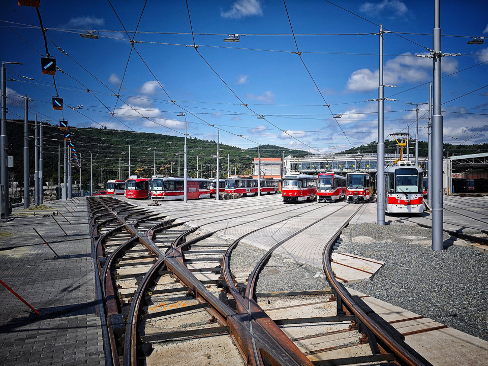 Vratná tramvajová smyčka Brno Pisárky (3. etapa)