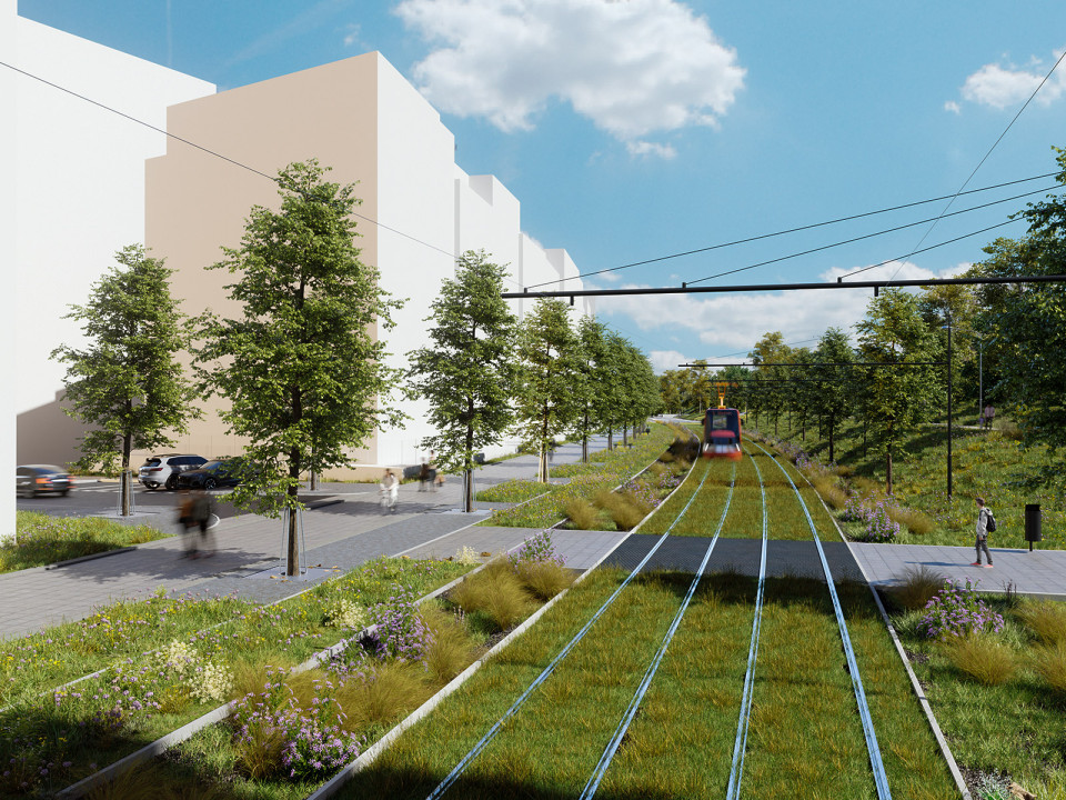 Tramvajová trať Olšanská – Habrová v Praze